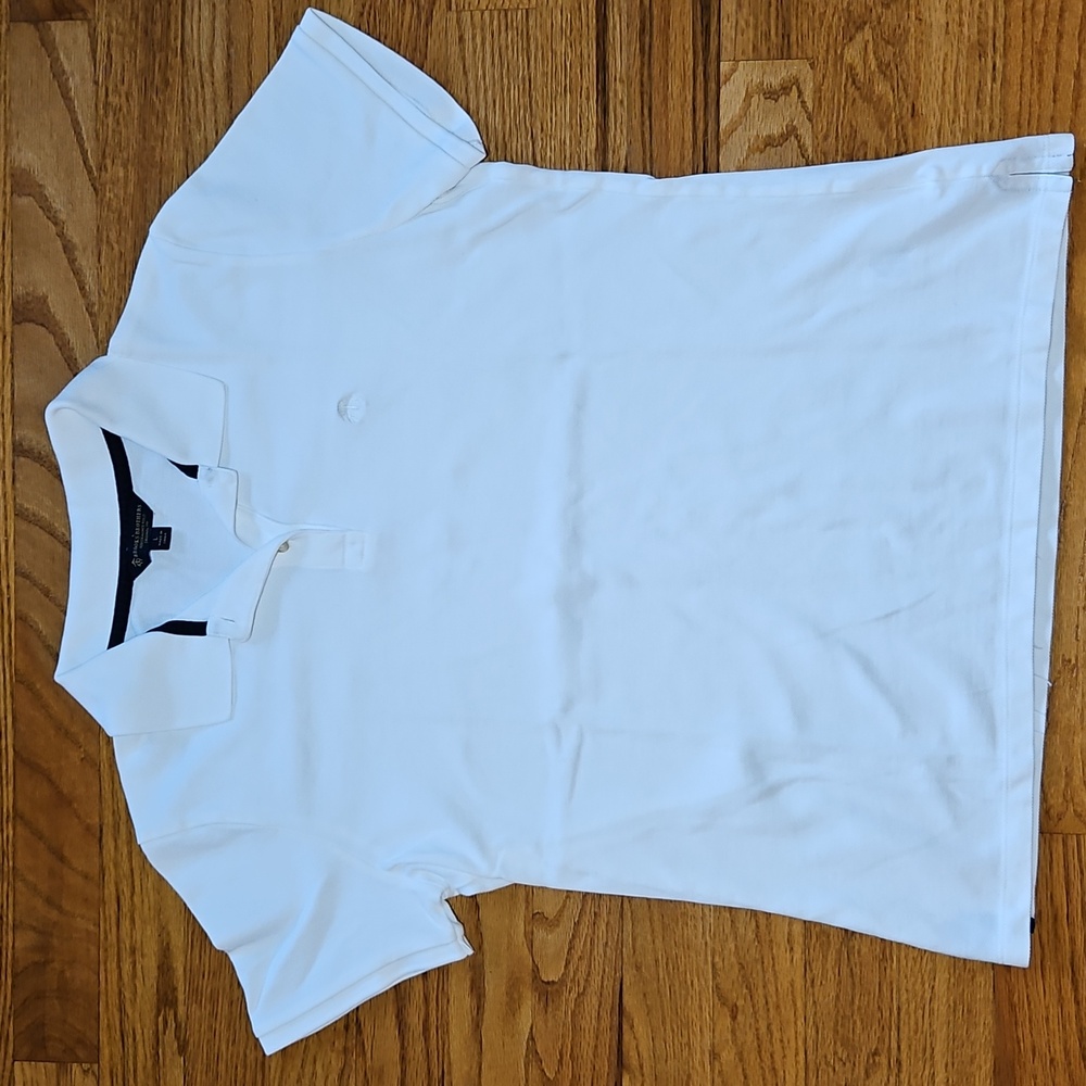White Brooks Brothers Performance Polo